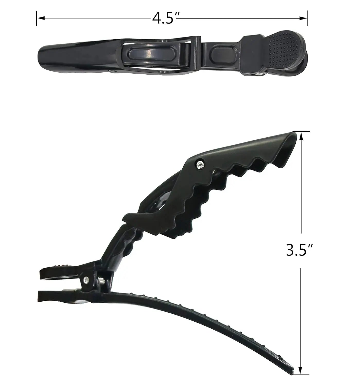 Hairdressing Salon Professional Crocodile Hairpins 6 Pc - Floractive UK