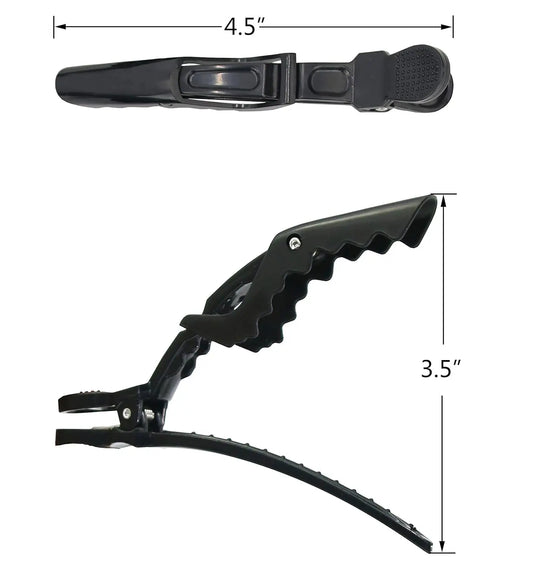 Hairdressing Salon Professional Crocodile Hairpins 6 Pc - Floractive UK