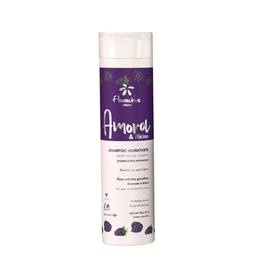 Blackberry & Castor | Moisturizing Shampoo 300ml - Floractive UK