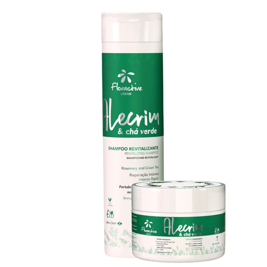 ROSEMARY AND GREEN TEA SHAMPOO AND MASK INTENSE REPAIR 300ML