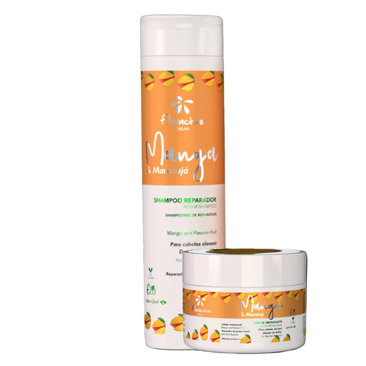 MANGO AND PASSION FRUIT SHAMPOO AND MASK FOR OILY HAIR AND END REPAIR 300ml