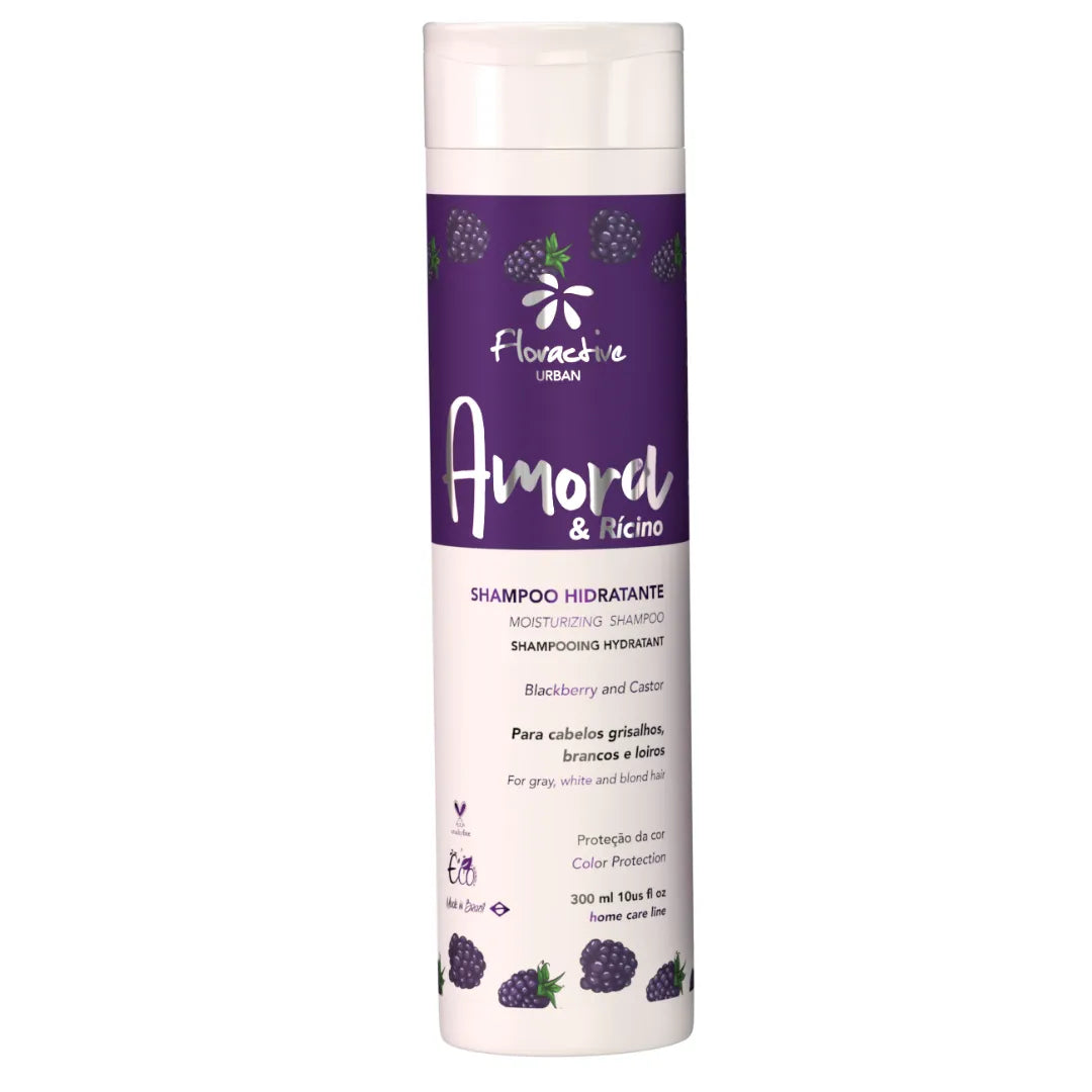 BLACKBERRY AND RICIN SHAMPOO FOR WHITE AND BLONDE GRAY HAIR 300ml
